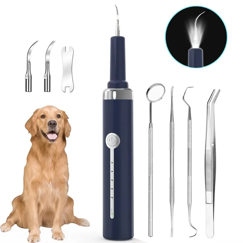 

Ultrasonic Tartar Calculus Remover Tooth Cleaner for Dogs Cats Stainless Steel Oral Care Teeth Cleaning Device Animaux De