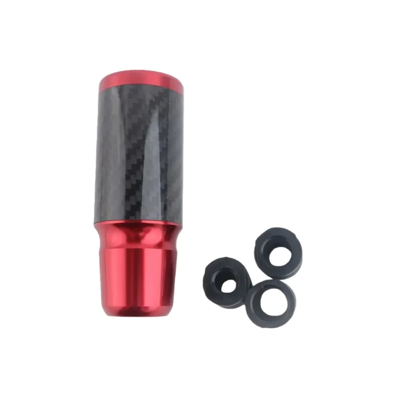 

Car modification accessories 5/6 speed carbon fiber patterned gear head manual gear shift rod head suitable for M8 M10 M12