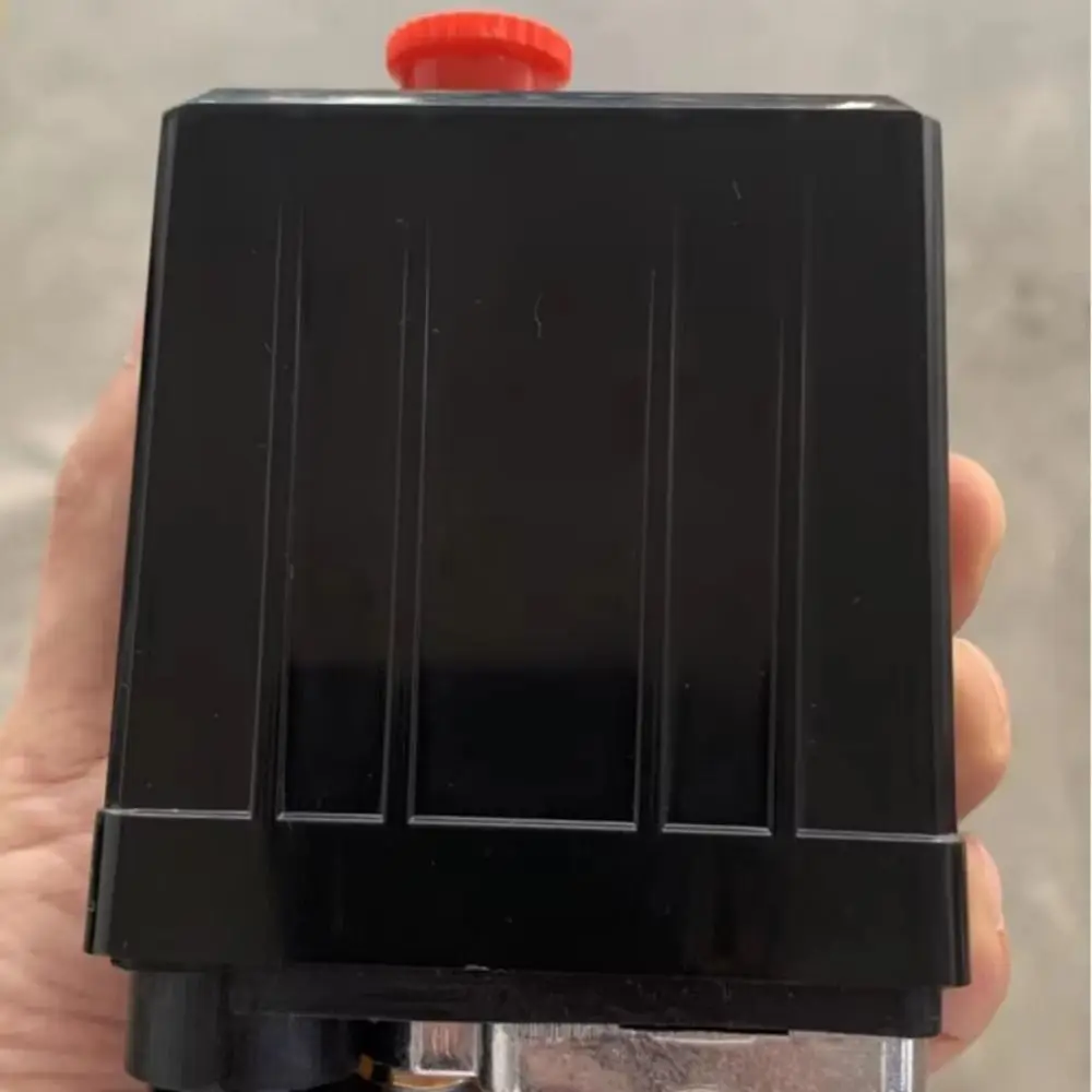 

Переключатель давления воздушного компрессора с пневматическим управлением, черный электромагнитный/пульсный переключатель, автоматический переключатель давления воздуха