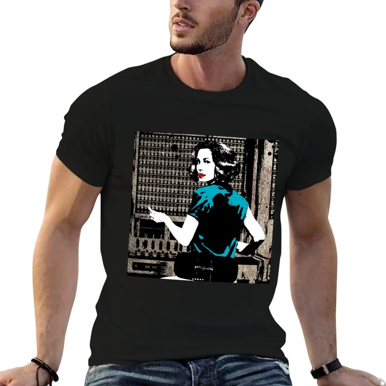Camiseta Retro de Las Chicas Del Cable - Lidia Aguilar, Camiseta para Hombre, Camisetas Lisas para Hombre, Paquete de Camisetas Blancas