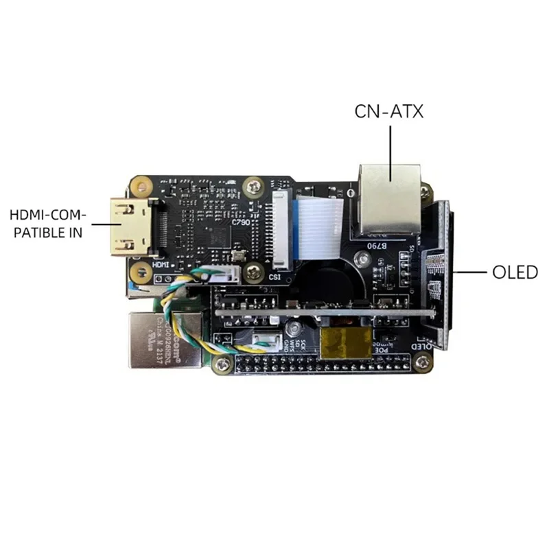 Novo-likvm v3 chapéu servidor o & m hdmicsi controle remoto com caixa de metal kvm controle remoto para raspberry pi 4 rpi 4 pi4 accessori
