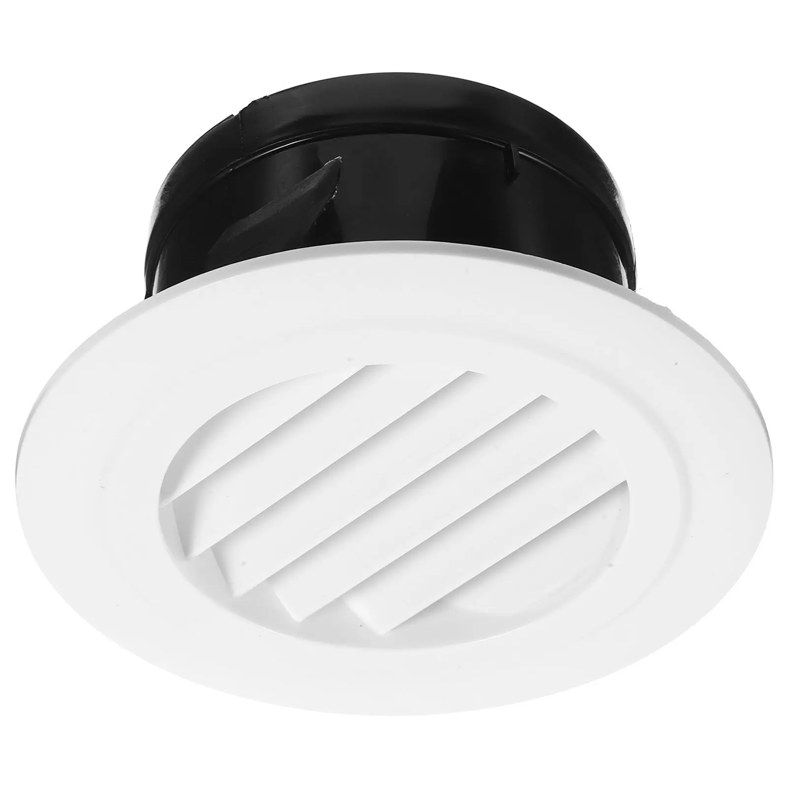 Round Soffit Vent Cover ABS Air Conditioner Ventilation Cover for Bathroom Office Exhaust Fan Ceiling Vent Deflector Modern