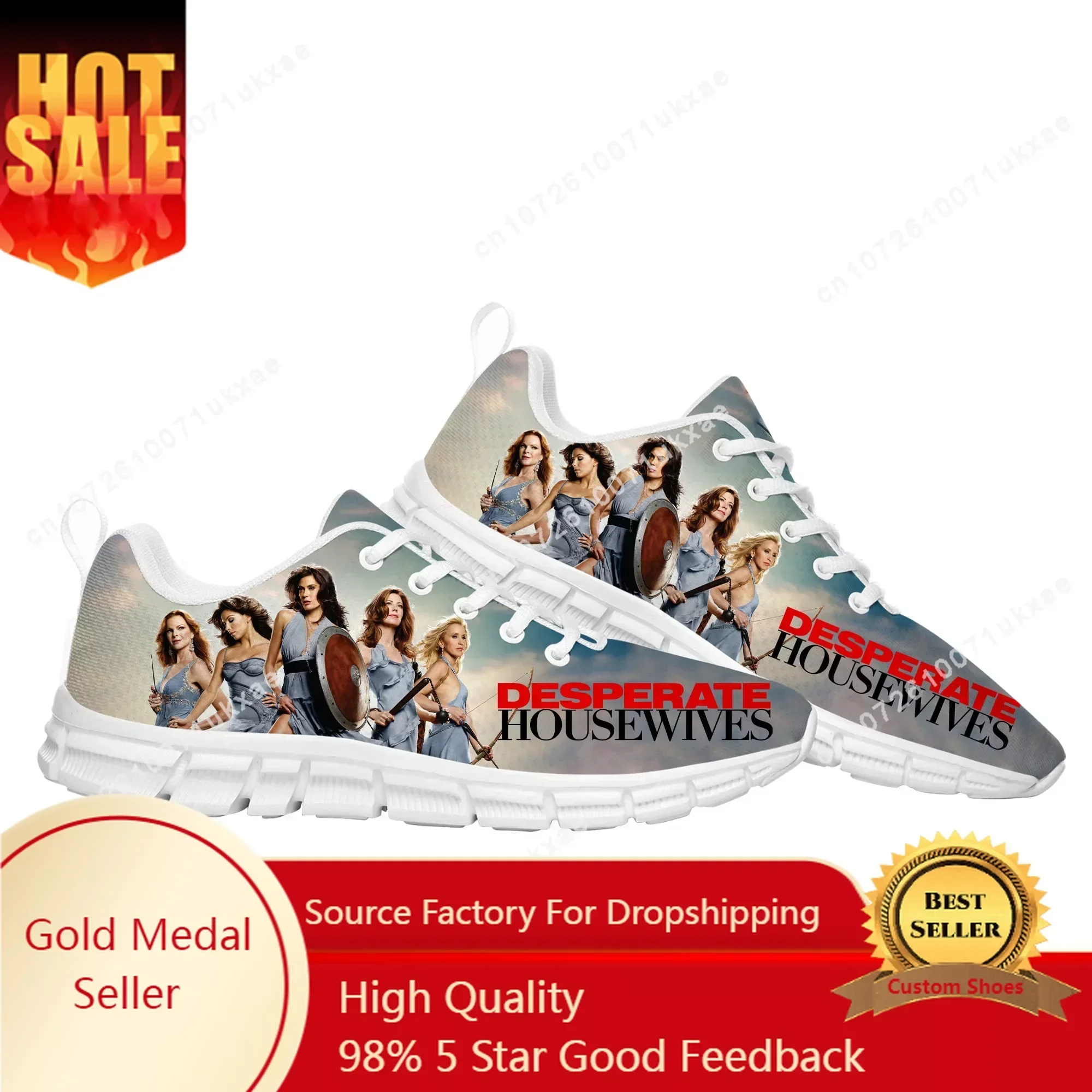 

Desperate Housewives Sports Shoes Mens Womens Sneakers Bree Van de Kamp Casual Sneaker Couple Custom Shoe