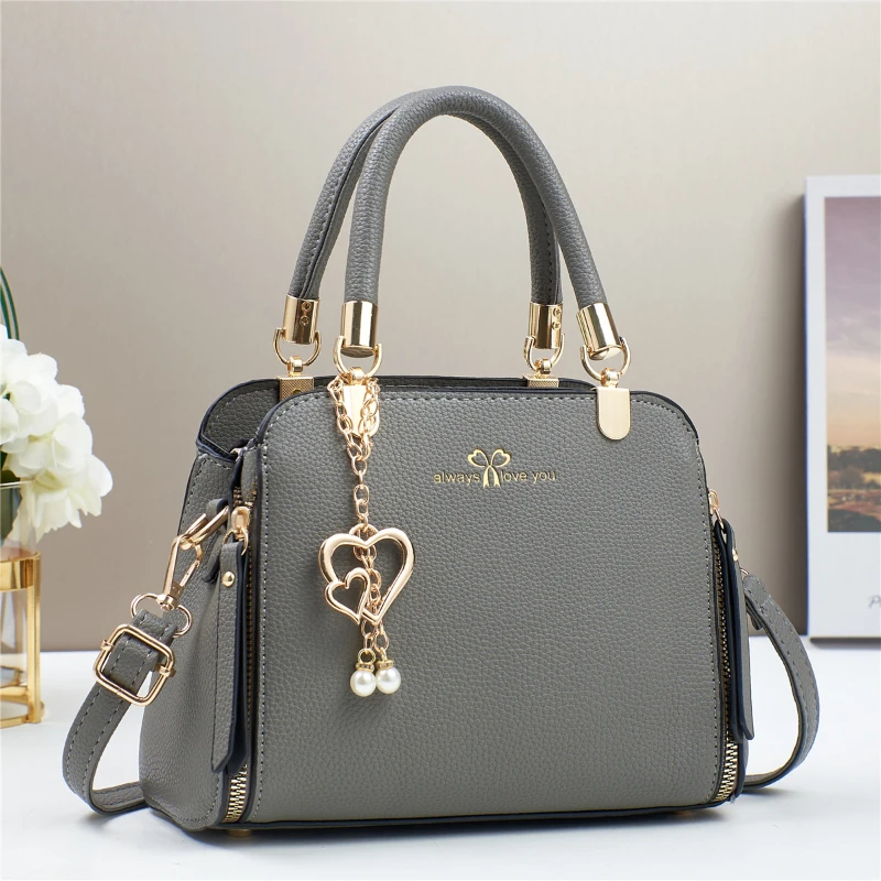 New Soft Leather Luxury Handbags Women's Bags Designer 3 Layer Shoulder Crossbody Sac Ladies Large Capacity Shopping Tote Bags