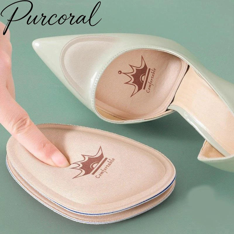 Soft Forefoot Insoles for High Heels Women Anti‑Slip Pain Relief Shoe Pads Cushion Inserts Breathable Foot Care Protector