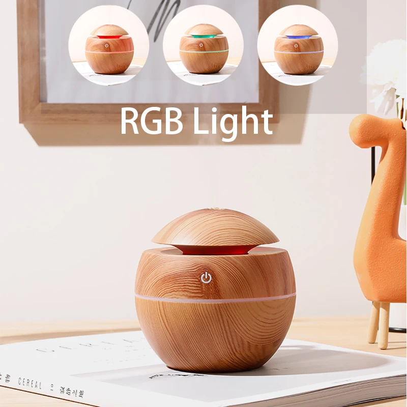 130ML Humidifier Essential Oil Diffuser Ultrasonic Sprayer Mist Maker Fogger Aromatherapy Diffuser Humididicator