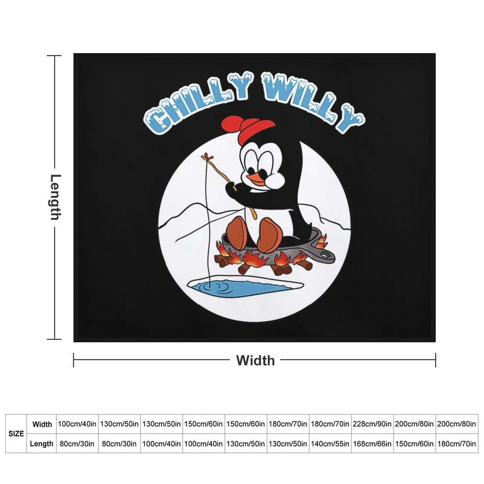 Chilly Willy Throw Blanket For Sofa Thin Winter beds Blankets