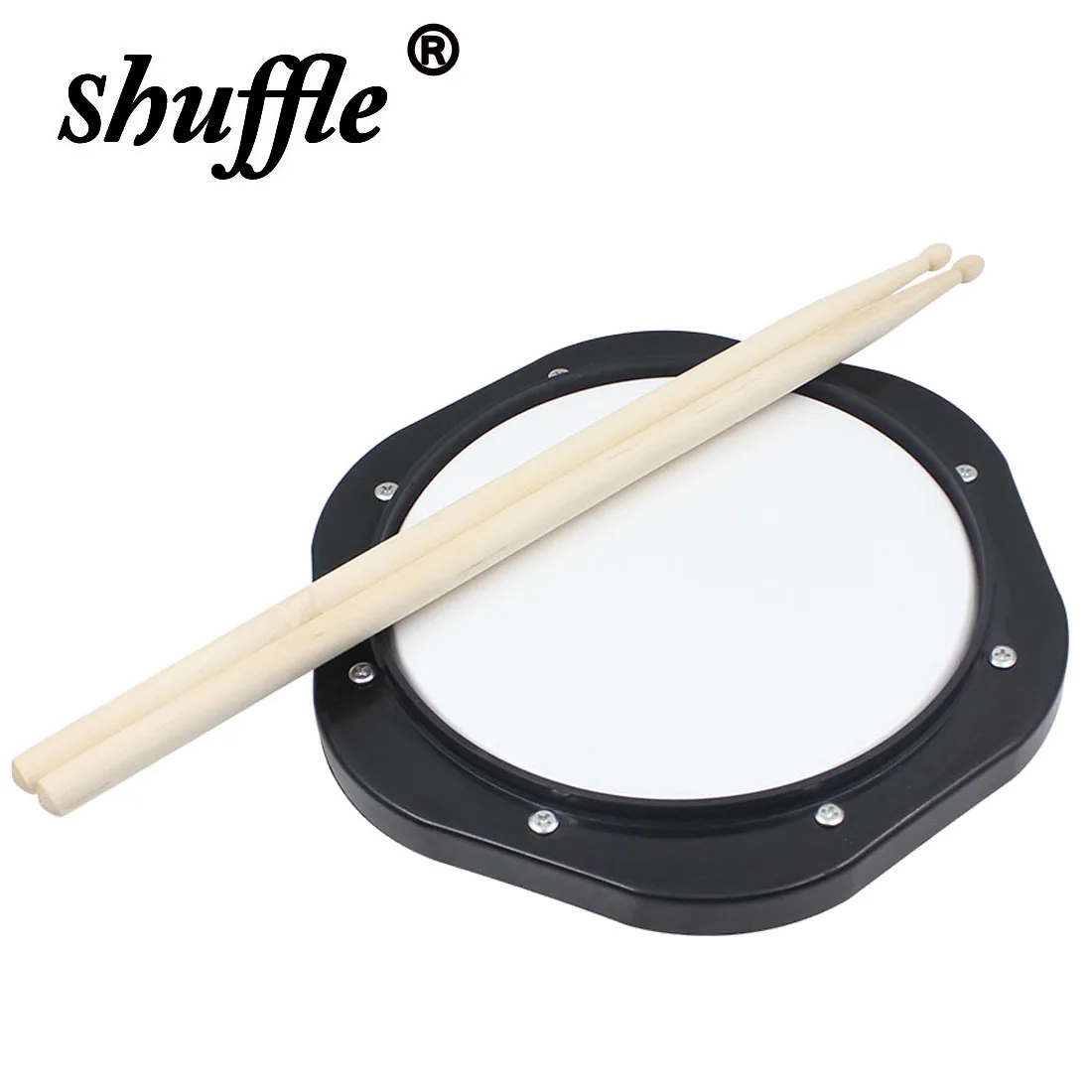 10 Inch Dumb Drum Kits Jazz Drums Beginning Drum Practice Pad Percussion Musical Instrument With ABS Drums Pad Bag Drumstick