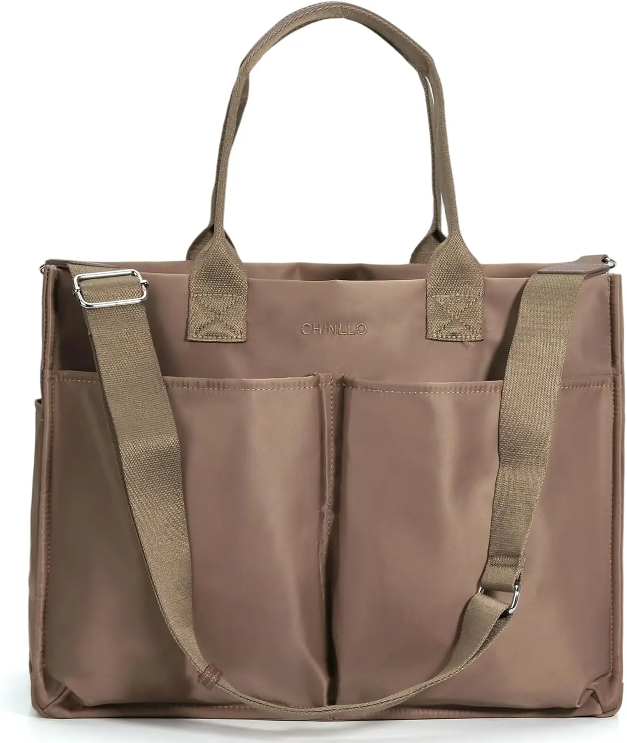 

Large Nylon Tote Bags for Women with Compartments