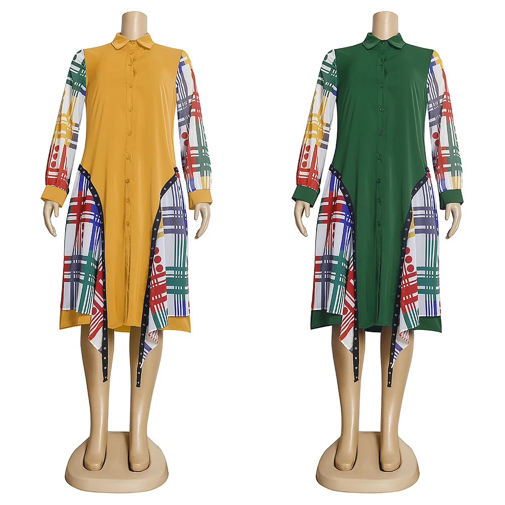 MD-Camiseta con estampado Dashiki africano para mujer, vestidos de Turquía, vestido Maxi de manga larga para verano, monos de oficina para mujer,