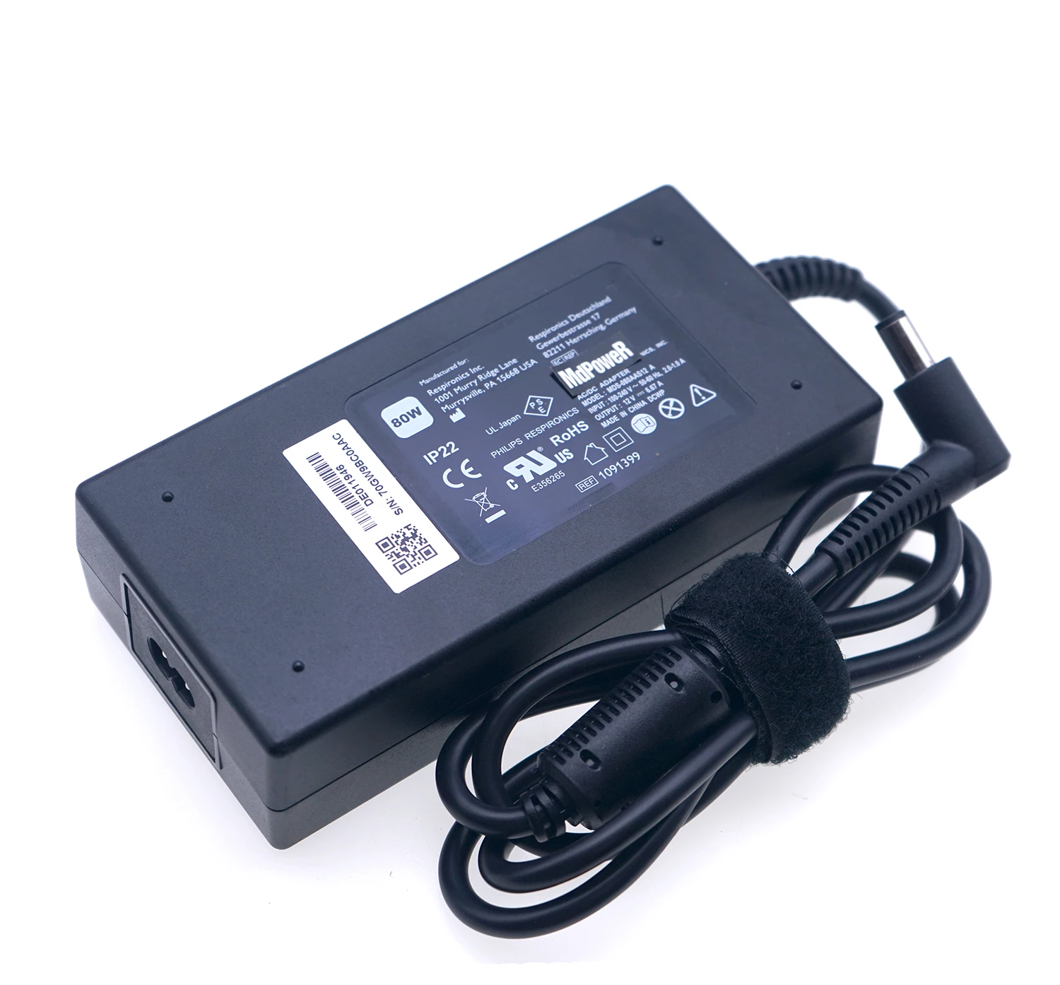 

MDS-080AAS12 A 12V 6.67A ADE022 AC Adapter For PHILIPS DreamStation T30 700 567P 767P DS500 DS500T DS700 Dorma 200/500 Charger