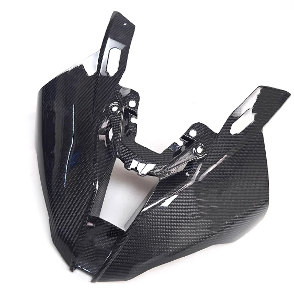 For S1000RR 2020 2021 2022 2023 3K 100% Dry Carbon Fiber Motorcycle Accessories Front Air Intake Ram Headlight Fairing