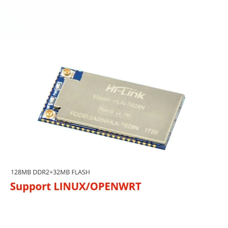 Модуль Wi-Fi-маршрутизатора HLK-7628N — на базе MT7628N, с поддержкой OpenWrt, преобразователем UART в Wi-Fi, для IoT умного дома, проектов DIY