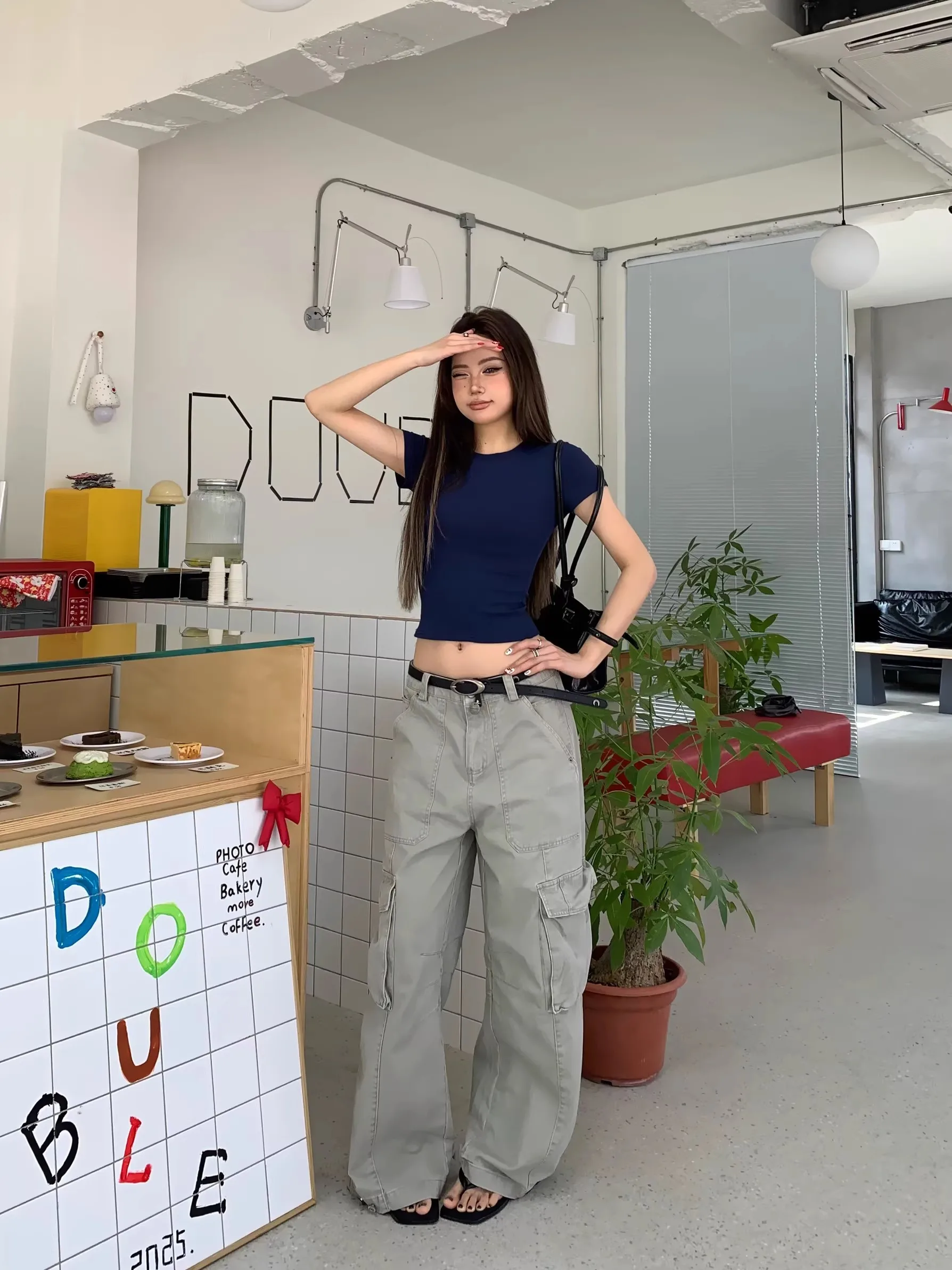 

Американские ретро-брюки с низкой талией, плиссированные, с множеством карманов, для работы, женские, свободные, прямые, повседневные, удобные, с прямыми штанинами