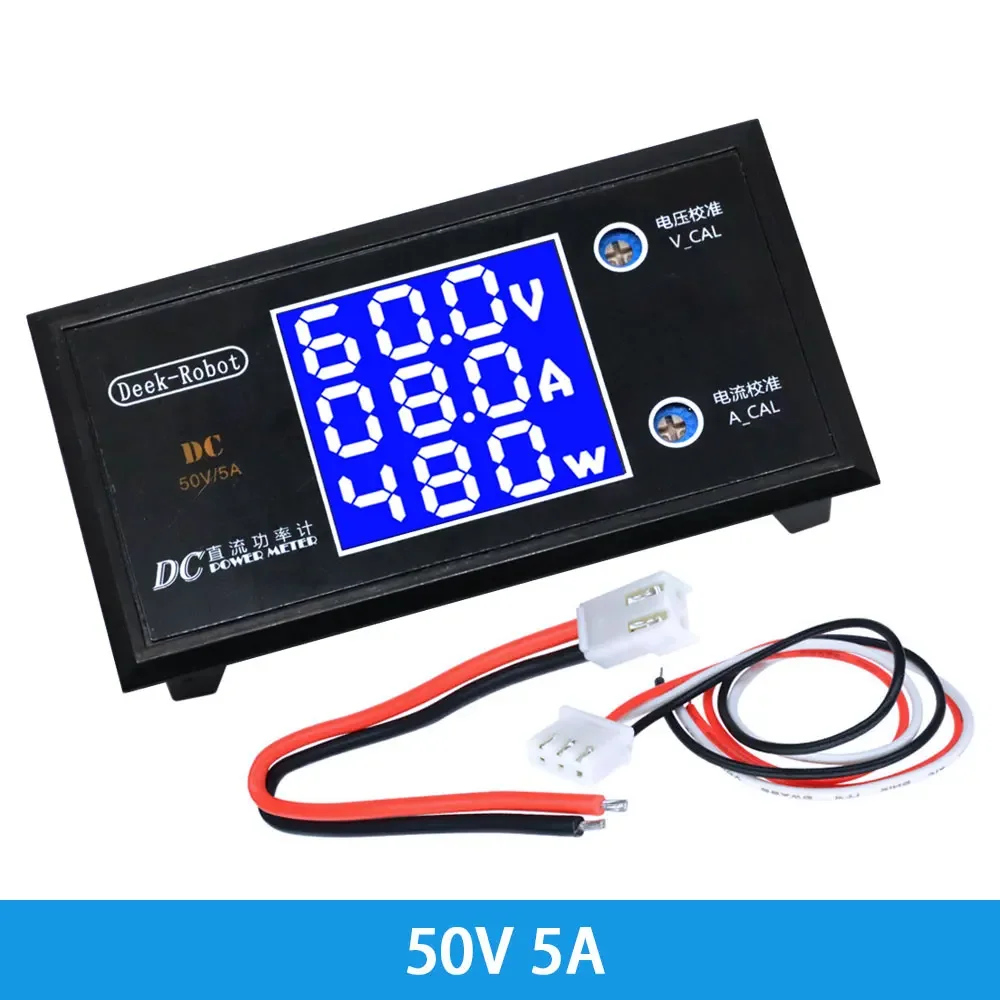 Voltímetro LCD digital, amperímetro, wattímetro, tensão, corrente, medidor de energia, detector de volts, monitor testador, DC 0a 100V, 10A, 1000W