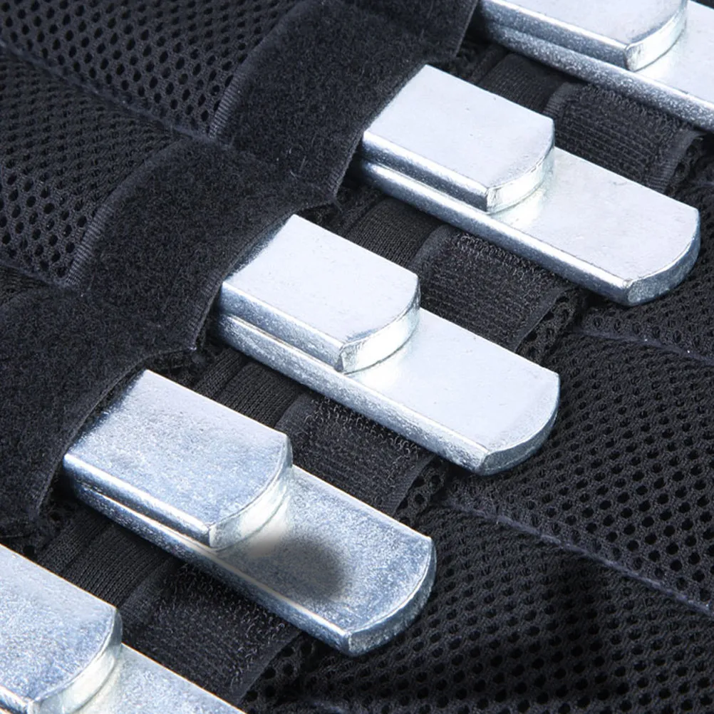 4Pcs Weighted Steel Strip Heavy-Duty Exercise Steel Plate for Beginners Advanced Athletes Weight Bearing Fitness Equipment