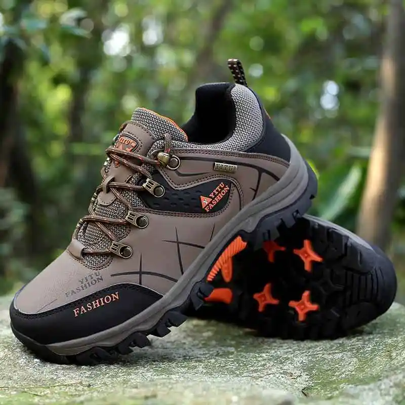 

Men's Low-Top Hiking Shoes Anti-Slip Mountain Climbing Shoes Breathable Running Shoes Outdoor Travel Shoes Wear-Resistant