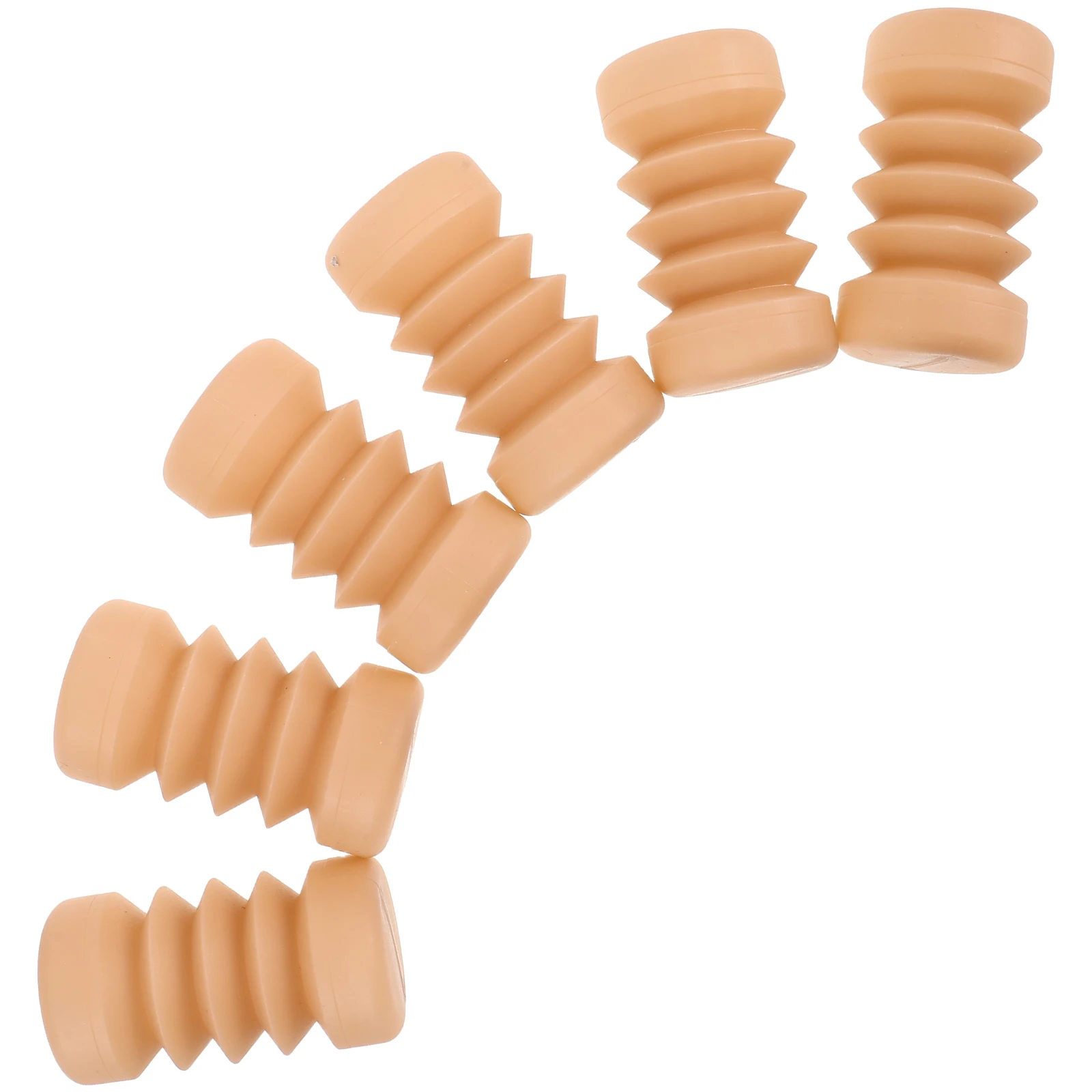 

6 Pcs Fracture Sounder Comedy Magician Prop Biscuit Effect Bone Neck Cracker Gimmick Plastic Clown