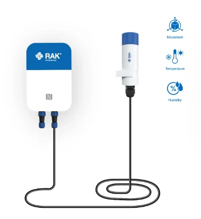 

Environmental Monitoring + Movement Detection | Temperature ,Humidity and Acceleration | LoRaWAN/NB-IoT/Cellular IoT