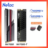 Netac SSD NVMe M2 1TB 2TB 4TB SSD PCIe4.0 M.2 2280 NVMe DRAM Cache unidad interna de estado sólido para ordenador portátil de escritorio PS5 PC