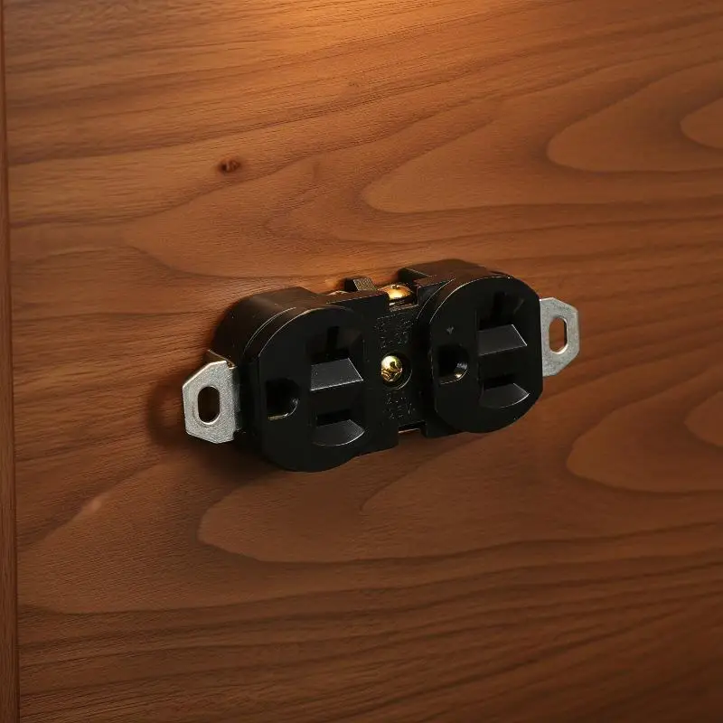 Male Female 20A125V E-09 Wiring Lock Connector Double US-style Socket