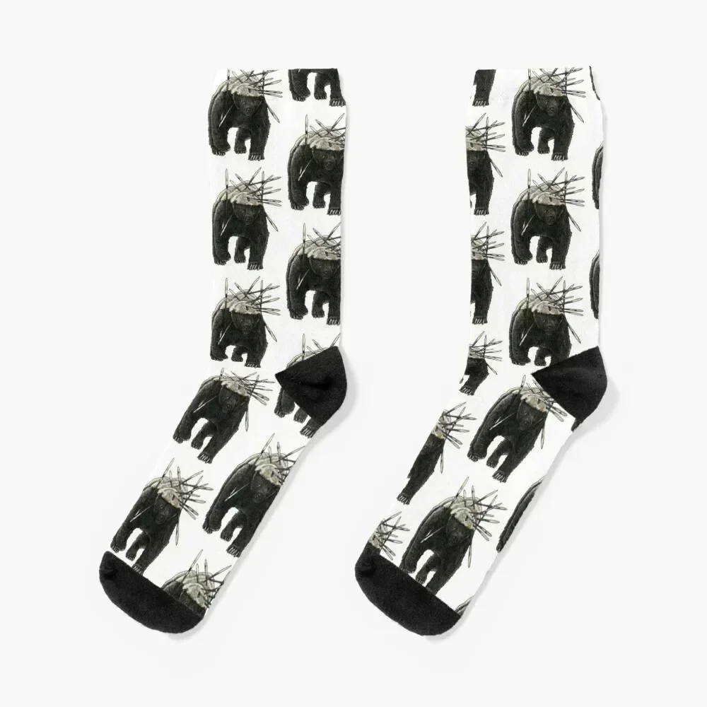 

HARDCORE HONEY BADGER Socks short basketball Socks Women's Men's