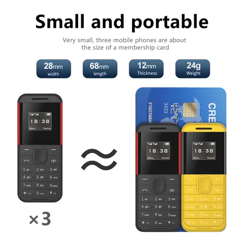 SERVO BM222 Super Mini Mobiltelefon 2 SIM-kort Bluetooth Uppringare Magic Voice Automatisk Samtalsinspelare 2G Små Knappar Backup Mobiltelefon 8 best sales telefon med knappar - №6