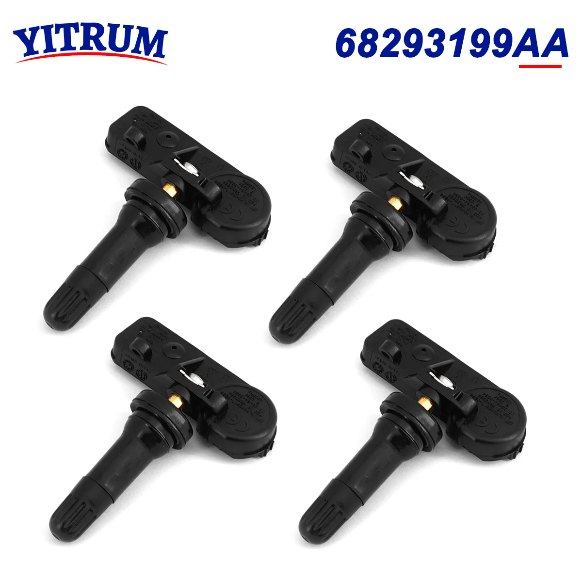 YITRUM 68293199AA Tire Pressure Sensor For Dodge Ram 1500 Ram 4000 Jeep Grand Cherokee Scrambler Wagoneer TPMS Sensor 1/4PCS