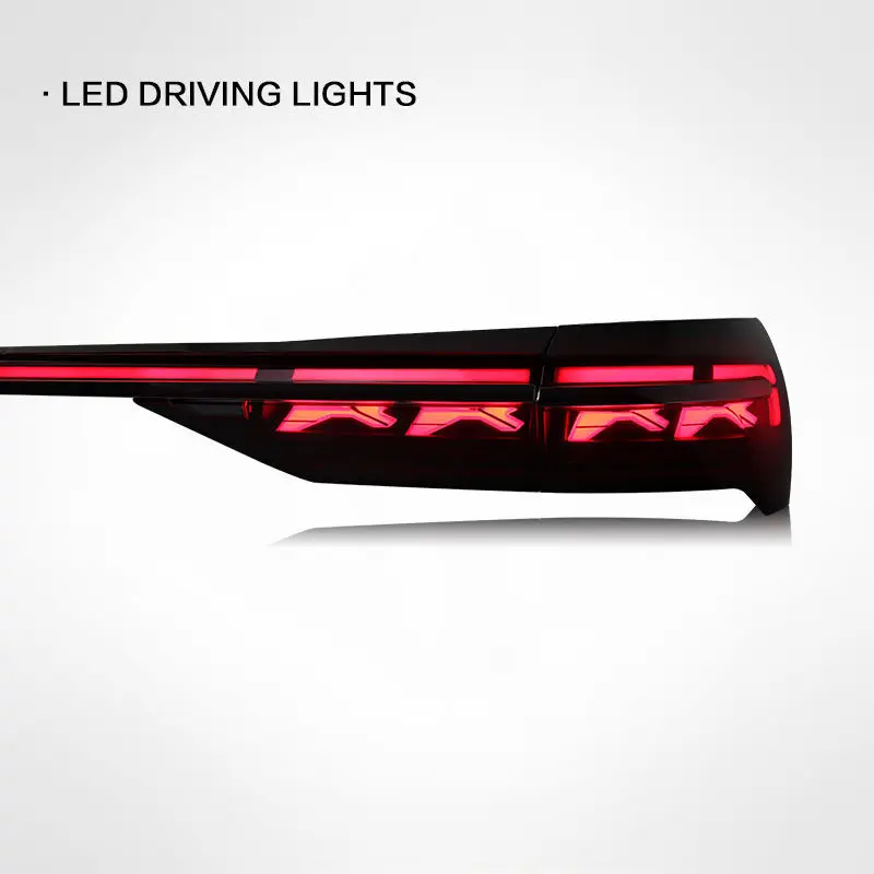 Car Through Tail Lights For Audi A6L A6 2019 2020-2023 C8 Horch Style Full LED Tail Lamp Dynamic Turn Signal Light Tail Lamp - view 4