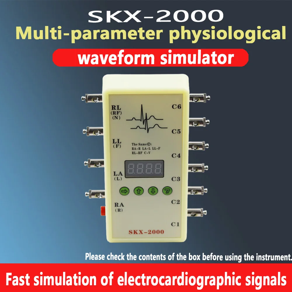 1pcs ECG Simulator ECG Signal Simulator Generator