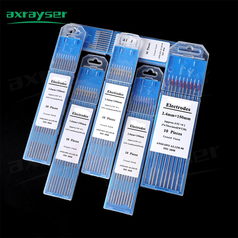 10 Stück/Set TIG-Elektrodennadeln WC20 WT20 WL15 WL20 WP WZ8 TIG-Elektroden 150 mm Länge Schweißelektrodenkopfnadeln für TIG-Teile – Detail 5