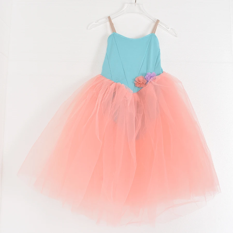 

Новое романтичное балетное платье-туту «Жизель» для девочек, детское бархатное длинное платье из фатина, платье для фигурного катания, платье балерины, платье с пышными рукавами, платье для хора