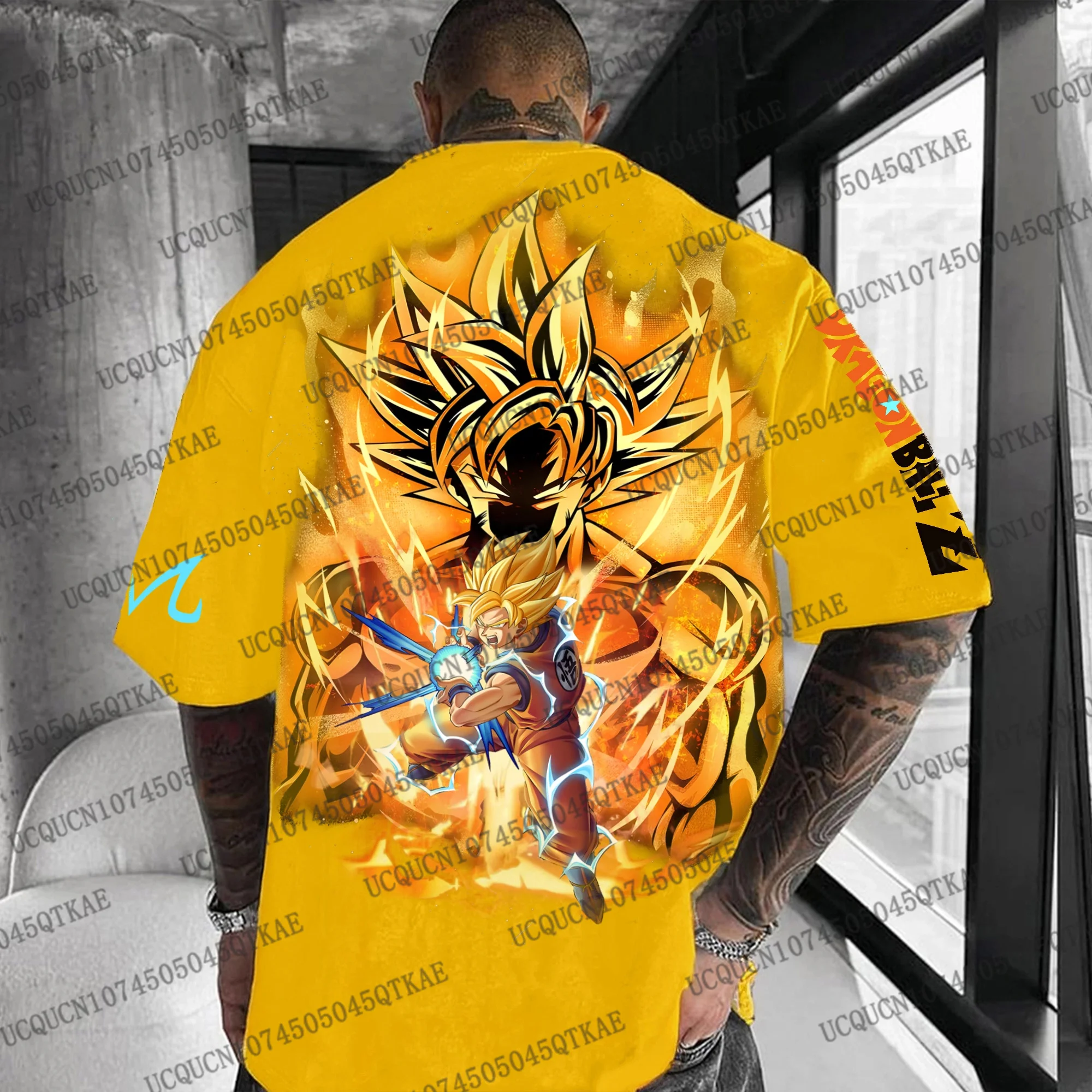 2025 Anime japonés Dragon Ball Edición especial cuello redondo Casual camiseta de gran tamaño camiseta de secado rápido Bandai Cosplay camiseta chico/adulto