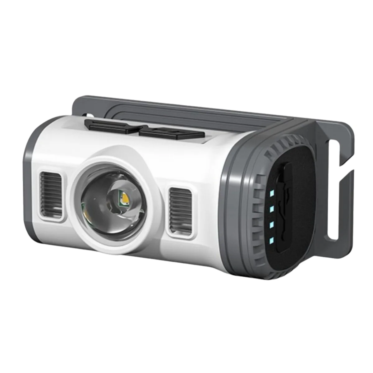 A71P LED الاستشعار قبعة كليب مصباح مقاوم للماء ضوء قابلة للشحن الصيد كشاف بحث التخييم ضوء ليلة مصباح يدوي #1