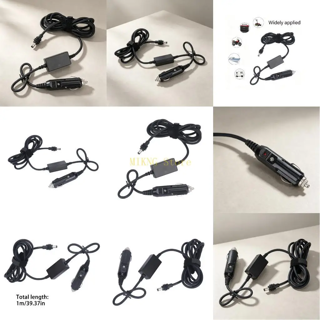 Module Power Cable, 12V Car Outlet End to 30V 5.5 X 2.1mm Output Tip for Vehicle Power Needs and Mobile Daily Use Best Sale