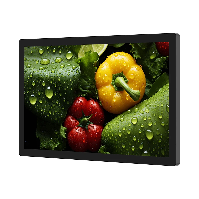 Reproductor de publicidad de Metal TFL de 21,5 pulgadas, montaje en pared, tableta Android, pantalla LCD ESOP, pantalla táctil completamente unida AIO para factor inteligente