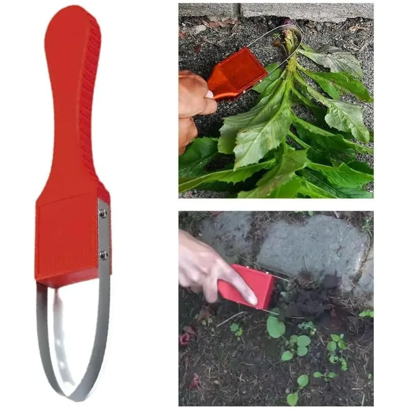 링 제초기 도구 손 제초기 삽 정원 청소 뿌리 제거 도구