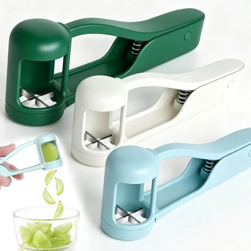 Tomato Slicer Cutter Grape Tools Cherry Fruit Salad Splitter Artifact For Toddlers Kitchen Accessories For Baby Fruit Cut Gadget