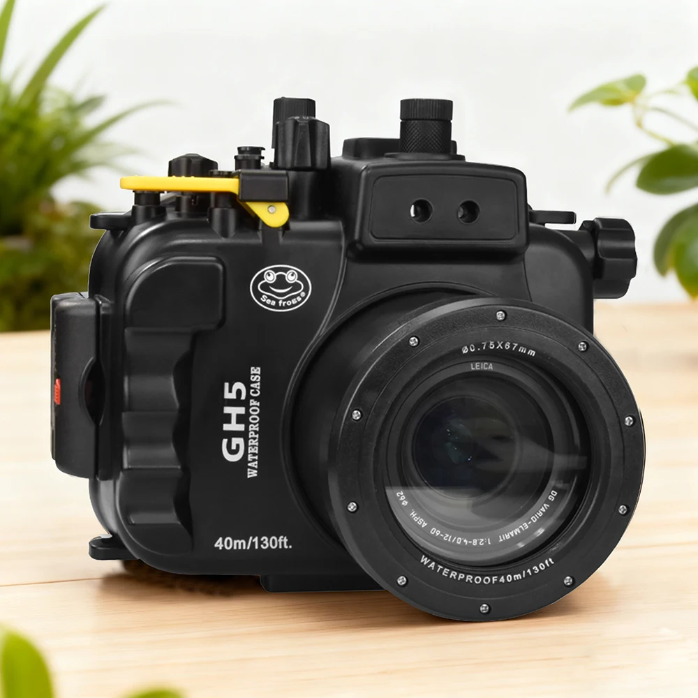 Seafrogs Waterproof Cover For  Panasonic GH5 (12-60mm) Digital Camera Diving Case Underwater Waterproof Housing Case Waterproof
