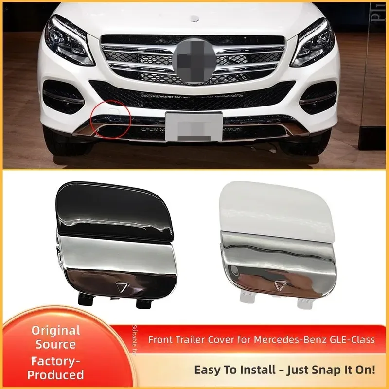 for Mercedes Benz GLE W292 Front Tow Hook Cover Trailer Eye Cap Plug 1668857222 New Energy Vehicle Bumper Accessory