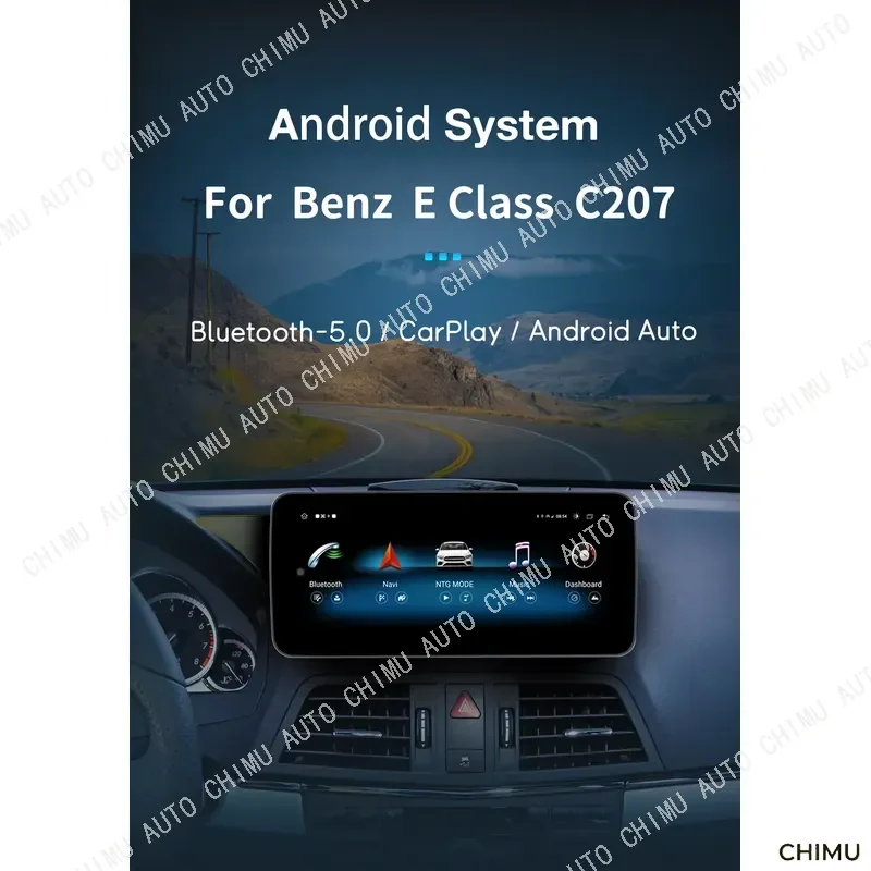 【CHIMU AUTO】 8 Core DSP Android 13 Car Radio Video Screen for for Benz E Class C207 W207 A207 2009-2016