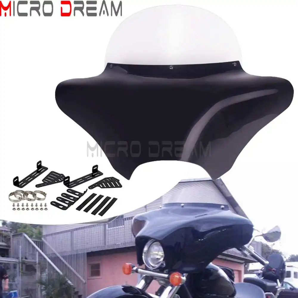 

Front Wind Fairing Headlight Windshield Cover For Harley FLSTN Softail Deluxe FLST Heirtage FLSTC Classic Fat Boy FLSTF 1993-12