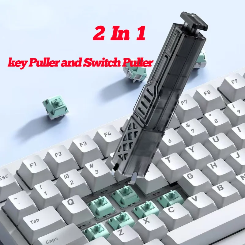 2 في 1 Keycap مجتذب التبديل مجتذب مفتاح التبديل مجتذب للوحة المفاتيح الميكانيكية الألعاب لوحة المفاتيح مفاتيح DIY أداة التنظيف