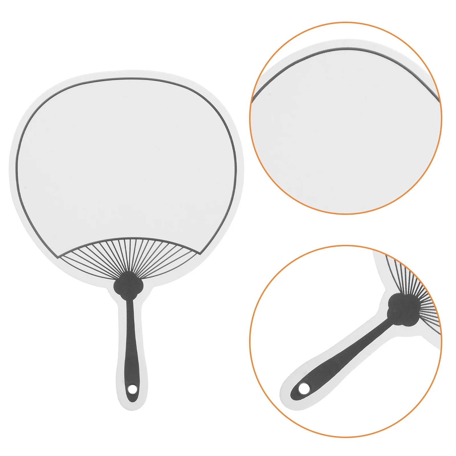 

12Pcs Blank Fan Shape Bookmarks White Cardstock Page Markers Holes DIY Craft Projects Presents Tags Cardstock Bookmarks for DIY