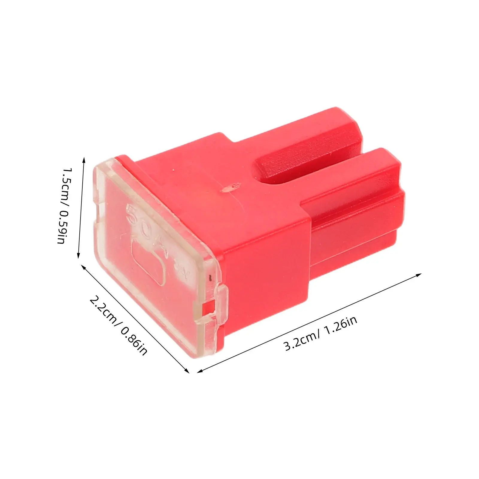 12Pcs Car Fuse Box Large Capacity Box Shaped Cartridge Female Terminal Case Automotive Truck Rv Fuse Kit Auto Automotive J
