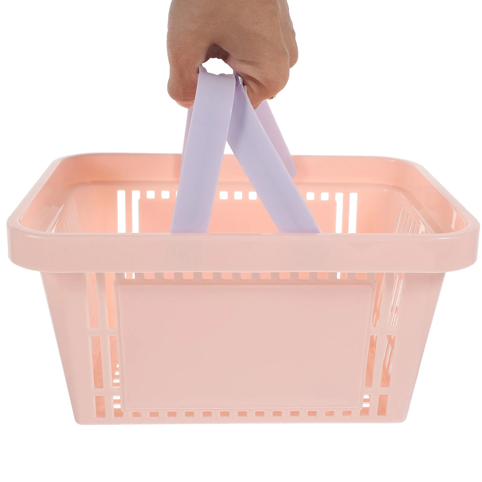 

Storage Basket PP Material Fruit Vegetable Organizer Bins Portable Shopping Handheld Comfortable Handle Home Supermarket Use