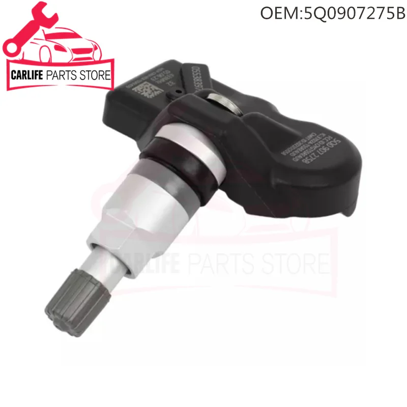 5Q0907275B 5Q0907275 Tire Pressure Sensor TPMS 433MHz For Audi A6 Q5 Q7 Porsche Skoda VW Volkswagen Passat Amarok Arteon Beetle