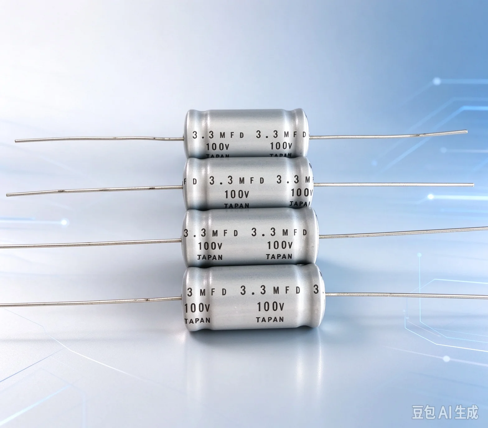 Vintage for MARCON RIC NP 3.3UF 100V HiFi Audio Crossover Capacitor  10pcs