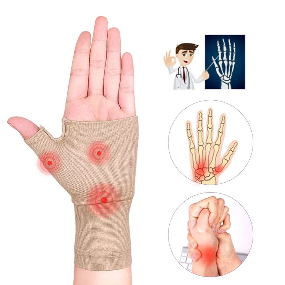 

Tcare Compression Wrist Thumb Band Belt Carpal Tunnel Hands Wrist Support Brace Strap Sleeve Golf Tenosynovitis Arthritis Gloves