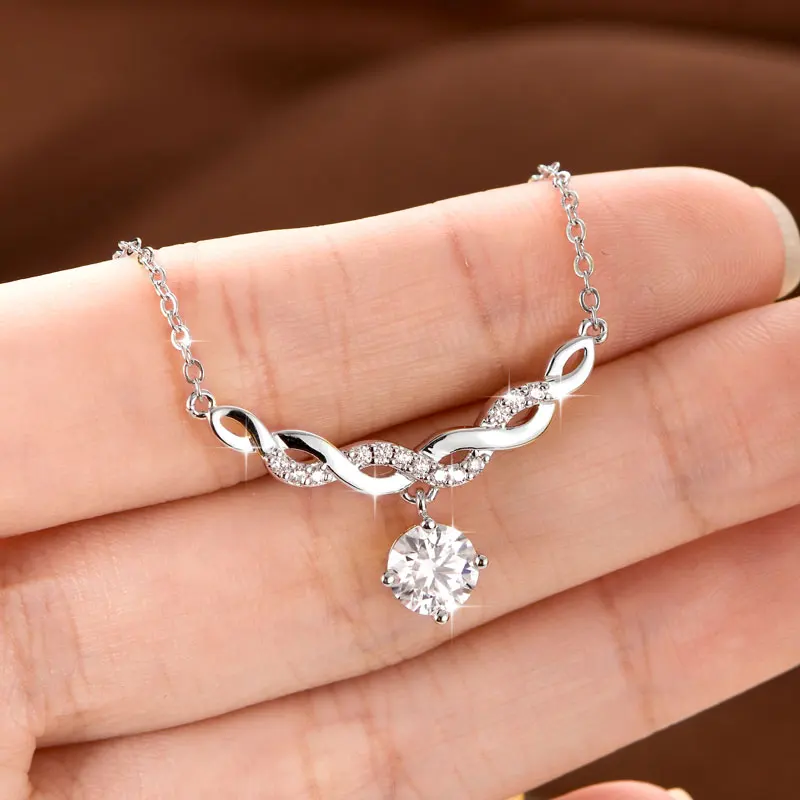 Thumbnail 4 - #83 Latest Moissanite Necklaces Offers